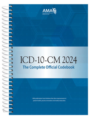cover image of ICD-10-CM 2024 the Complete Official Codebook